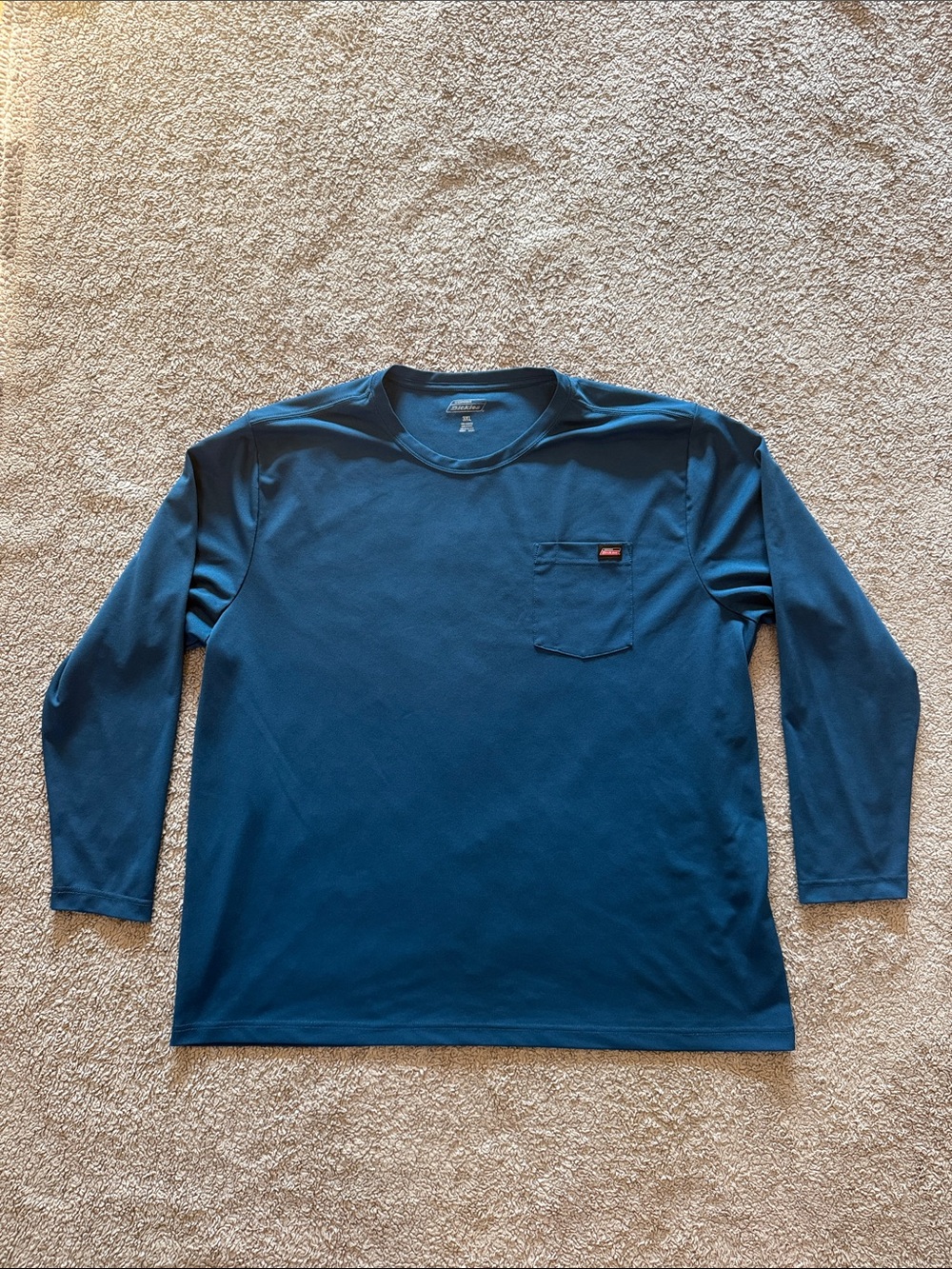 Dickies Long Sleeve Pocket Tee - Teal